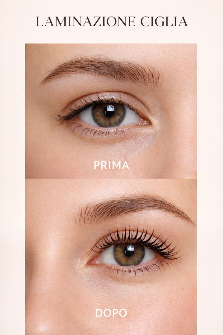 Laminazione ciglia e sopracciglia professionale a Cagliari